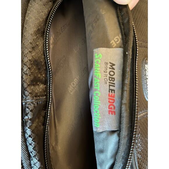 NWOT! Mobile Edge Scanfast MESFBP checkpoint friendly backpack. travel - Picture 7 of 9